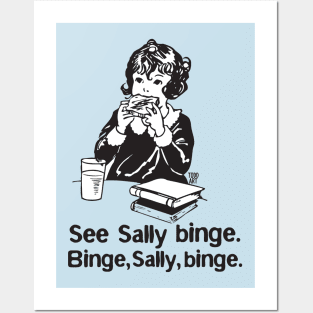 SEE SALLY BINGE Posters and Art